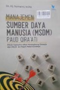 Manajemen Sumber daya Manusia (MSDM) PAUD