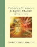Probability of Statistics for Engineers & Scientists ninth edition